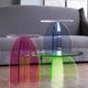A & B Home Callie Green Acrylic Coffee Table-2
