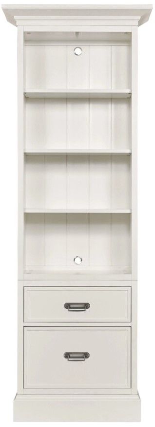 Hammary® Structures White Bookcase Cabinet-1