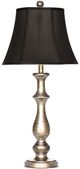 H & H Lamp Silver Metal Lamp-0