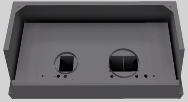 Vent-A-Hood® Designer Series 48" Gunsmoke Wall Mounted Range Hood-1