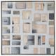 A & B Home Gray/Pink Cornerstone Hand Painted Wall Art-1
