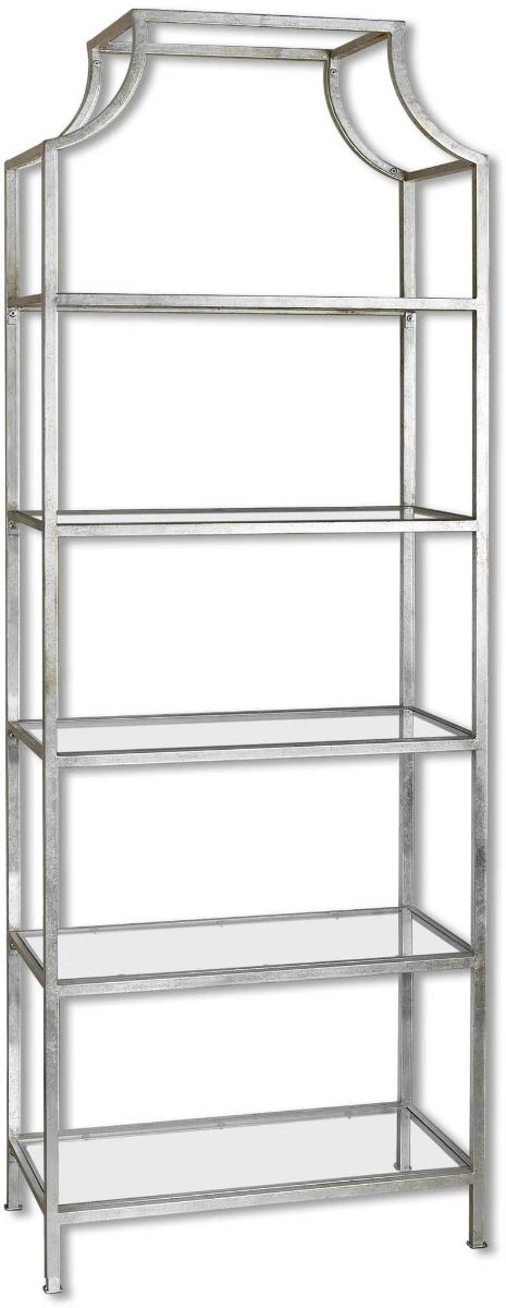 Uttermost® Aurelie Silver Leaf Etagere-0