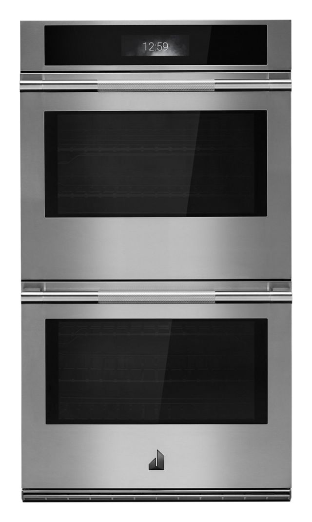 Jennair® RISE™ 30" Stainless Steel Double Electric Wall Oven with MultiMode® True Convection with Smooth Glide Flat-Tine Racks-2