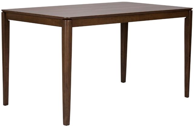 Liberty Furniture Space Savers 5-Piece Blue Jean Denim/Satin Walnut Rectangular Dining Set-2