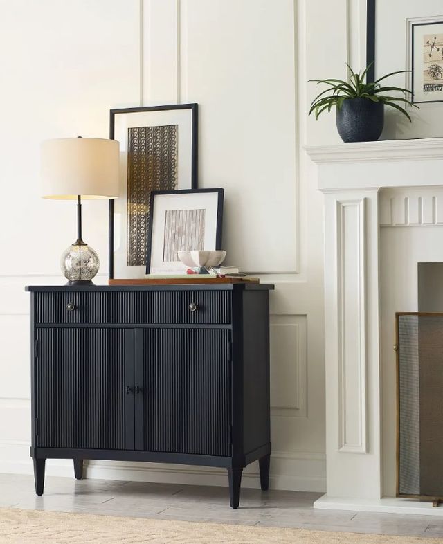 Hammary® Hidden Treasures Black Merriam Accent Door Chest-1