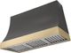 AGA Marquee 48" Slate Wall Mounted Range Hood with Brushed Brass Trim-0