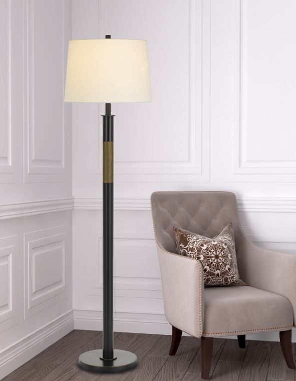 Cal® Lighting & Accessories Summerfield Oil Rubbed Bronze Floor Lamp-2