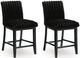 Signature Design by Ashley® Mervannie Black Bar Stool-2