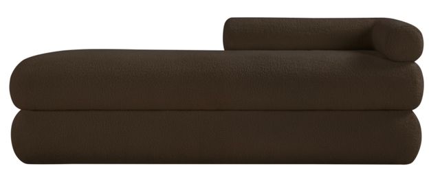 Meridian Furniture Kennedy Brown Teddy Fabric Bench-2