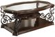 Coaster® Laney 2-Piece Tempered Glass Top Occasional Table with Dark Merlot Base Set-4