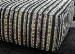 Benchcraft® Kiessel Nuvella® Indigo Oversized Accent Ottoman-1