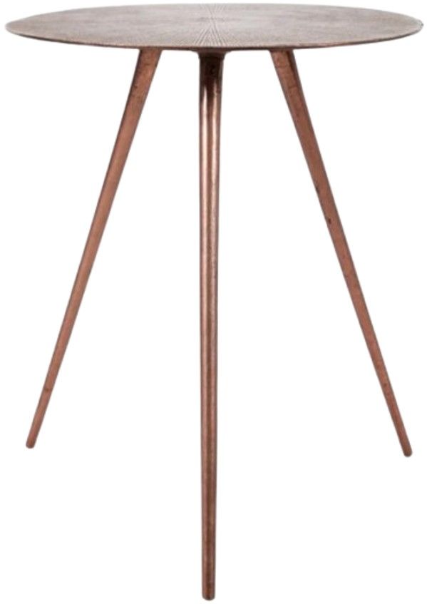 Jofran Inc. Global Archive Carly 3-Piece Brass/Bronze/Copper Accent Table Set-3
