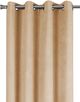 Monarch Specialties Inc. 2-Piece Beige 54" x 95" Room Darkening Curtain Panel Set-3
