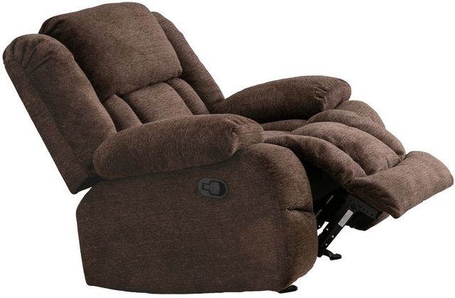 Mazin Furniture Presley Brown Upholstered Rocker Recliner-1