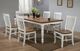 Winners Only® Pacifica Rustic Brown/White Dining Side Chair-1