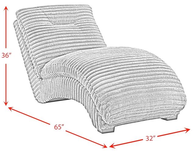 Elements International Dominick II Cocoa Chaise-2