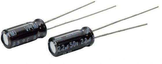 RadioShack 2.2uF 50V 20% Radial Bi-Polarized Electrolytic Capacitor-0