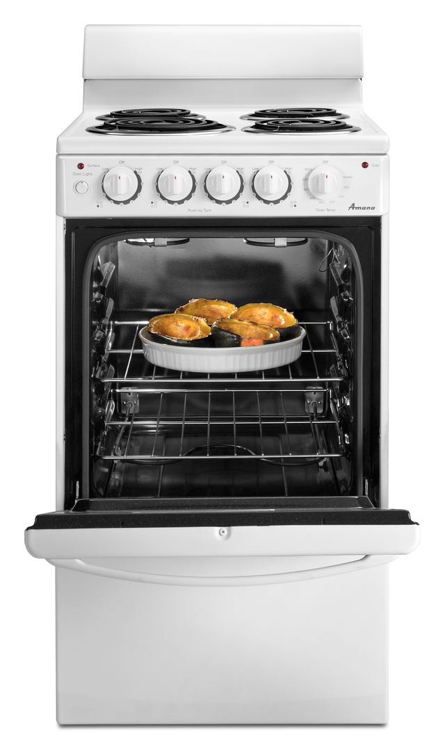 Amana® 20" White Freestanding Electric Range-3