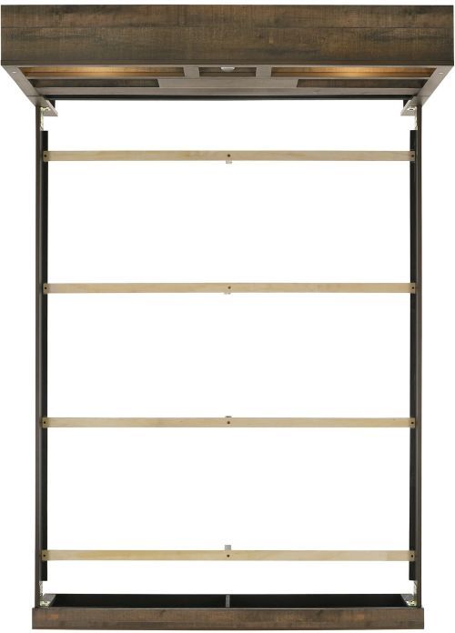 Elements International Bailey 4-Piece Warm Walnut Youth Queen Panel Bedroom Set-3