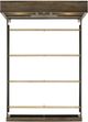 Elements International Bailey 4-Piece Warm Walnut Youth Queen Panel Bedroom Set-3