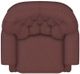 La-Z-Boy® Hampden Burgundy Swivel Rocking Chair-3