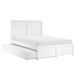 Homelegance Rowan & Rue White Full Panel Bed with Trundle-0