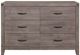 Mazin Furniture Woodrow 4 Piece Gray Twin Bedroom Set-4