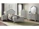 Elements International Jesse Gray Full Panel Bed-1