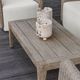 Uttermost® Kirkham Cerused Wheat Wood Indoor-Outdoor Coffee Table-2