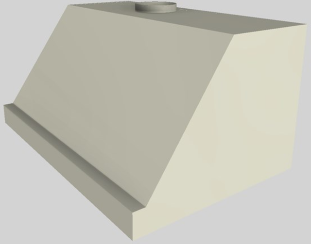 Vent-A-Hood® 36" Wall Mounted Range Hood-Biscuit-2