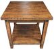 American Wholesale Furniture Woodsman Medium Walnut End Table-0