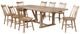 Coaster® Middleton 9-Piece Natural Extension Leaf Dining Set-0