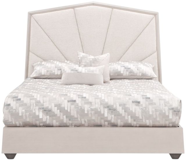 Michael Amini® Fantosini Silver Leaf Eastern King Panel Bed-2