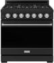 Thor Kitchen® Gordon Ramsay 36" Black/Stainless Steel Freestanding Pro Style Gas Range with Precision Knob-0