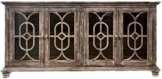 Million Dollar Rustic Barnwood Brown Console-0