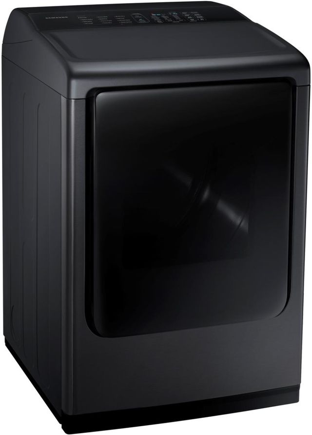 Samsung 7.4 Cu. Ft. Black Stainless Steel Front Load Gas Dryer-1