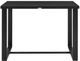 Armen Living Alegria Black Outdoor Patio Bar Height Dining Table-1