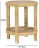 TOV Furniture Amara Natural Rattan Side Table-2