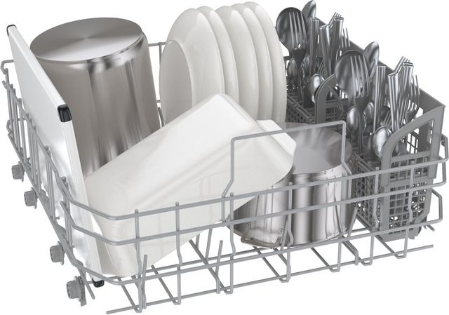Bosch® 300 Series 24" Stainless Steel Front Control Built In Dishwasher-5