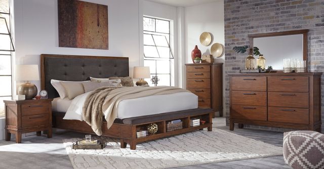 Signature Design by Ashley® Ralene Medium Brown Nightstand-4