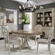 Liberty Furniture Farmhouse Reimagined 5-Piece Antique White/Chestnut Pedestal Dining Set-1