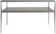 Bernhardt Cornelia Glass Top Cocktail Table with Stainless Steel Base-3