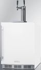 Summit® Commercial 24" White Built In Cold Brew Coffee Kegerator-1