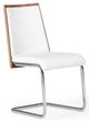 VIG Furniture Morgan 2-Piece Walnut/White Dining Chairs Set-0