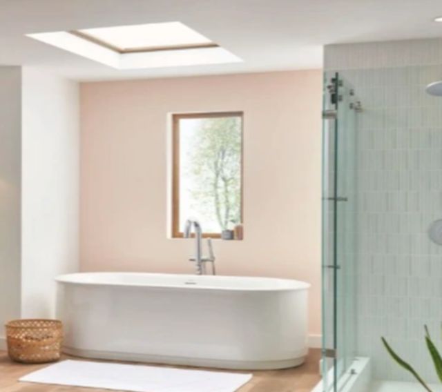 American Standard Contemporary Brushed Cool Sunrise Round Freestanding Bathtub Filler with Lever Handle Faucet for Flash® Rough-In Valve-1