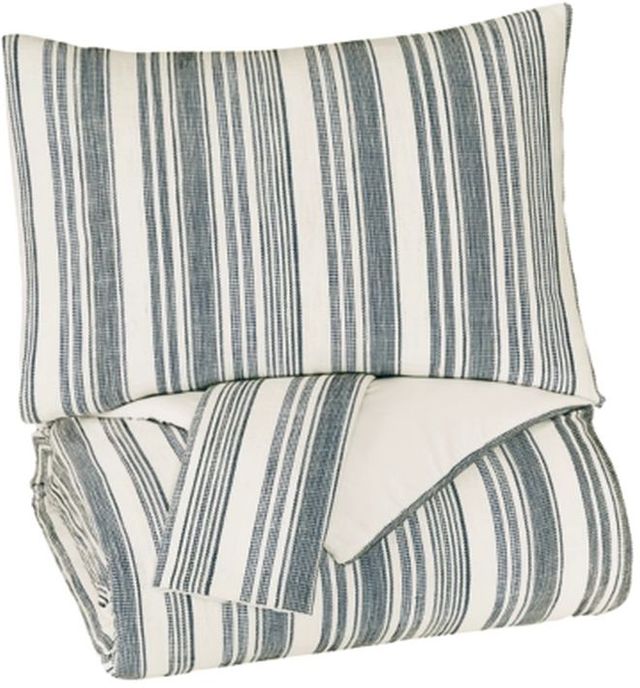 Signature Design by Ashley® Reidler Ivory/Black King Comforter Set-0
