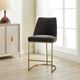 Uttermost® Hanni Charcoal Counter Stool-1