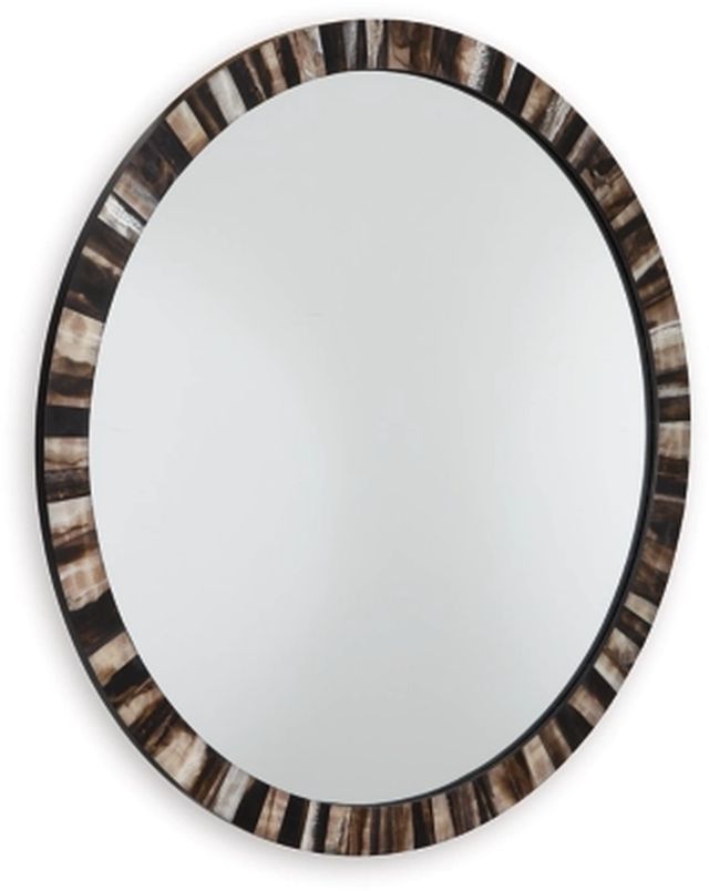 Signature Design by Ashley® Ellford Black/Brown/Cream Accent Mirror-0