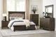 Mazin Furniture Motsinger Rustic Brown Eastern King Panel Bed-3