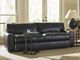 Tommy Bahama® Furniture Island Fusion Hermes Glass Top Martini Table with Black Base-1